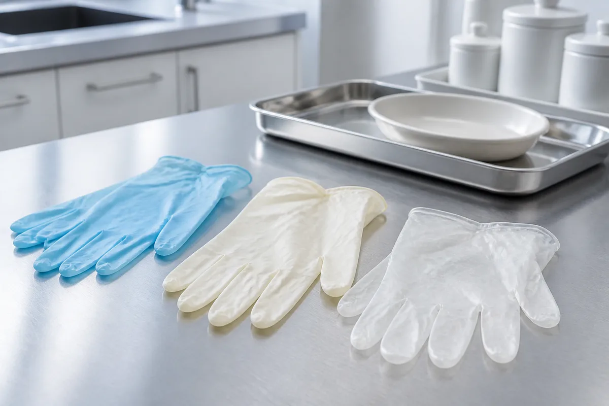 Gants jetables : nitrile, latex ou vinyle
